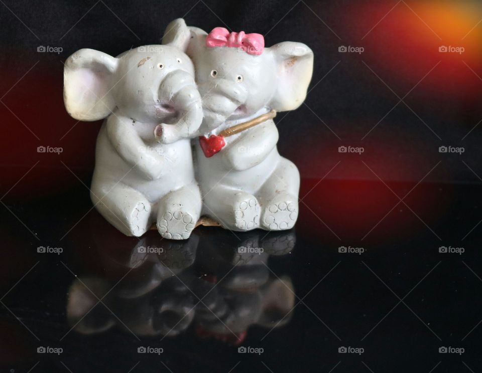 Lovey Dovey Elephants