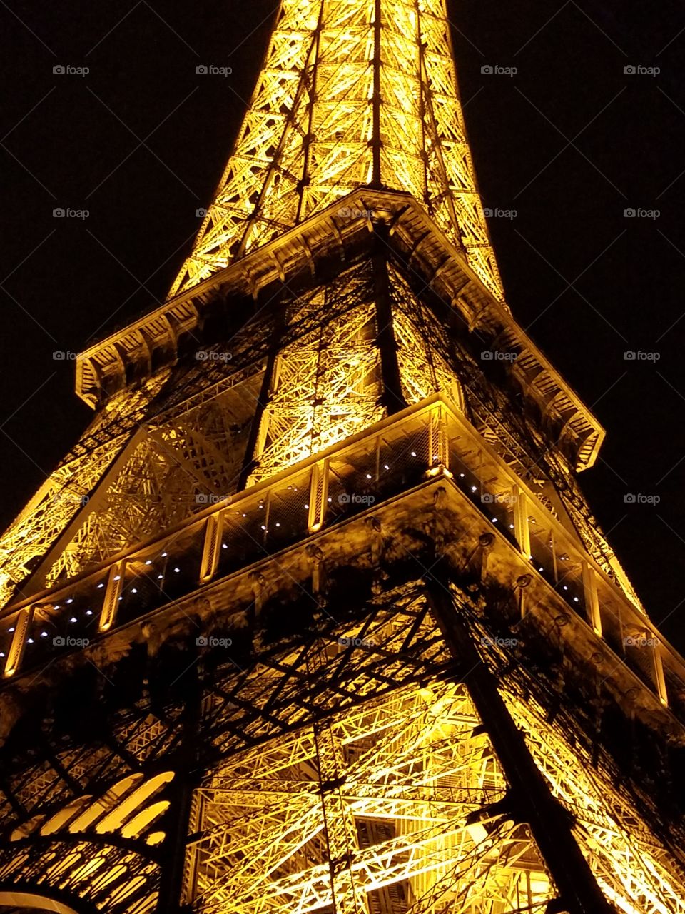 Eiffel Tower at night