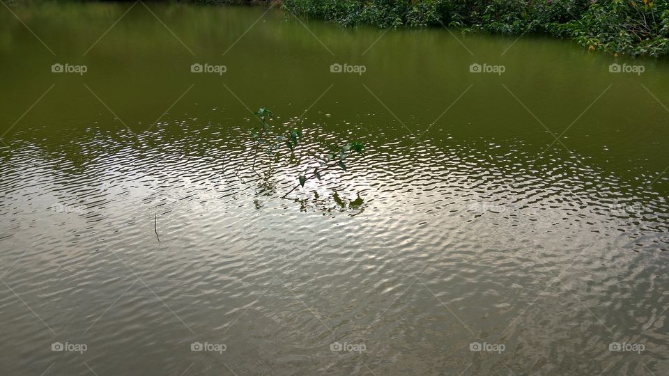 reflection of hill shade in water it's lovely