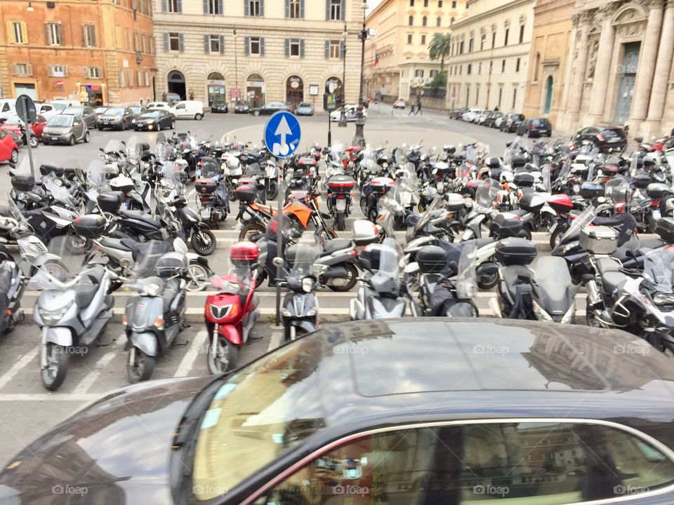 Scooters Rome Italy 