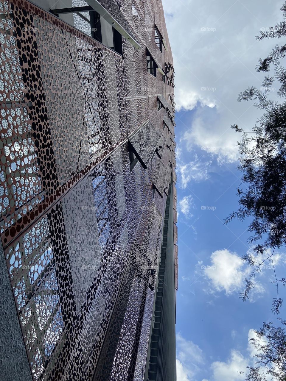 Futuristic design on building in Vietnam 