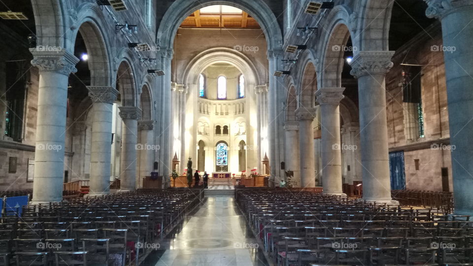 the majestic St Annes's Cathedral in Belfast,North Ireland
