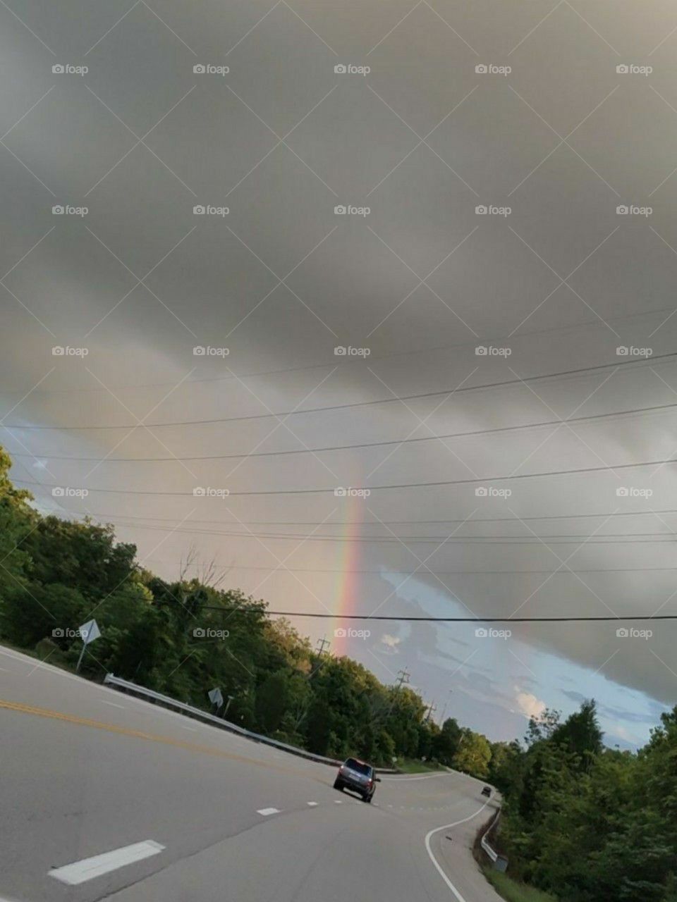 Dropped down Rainbow