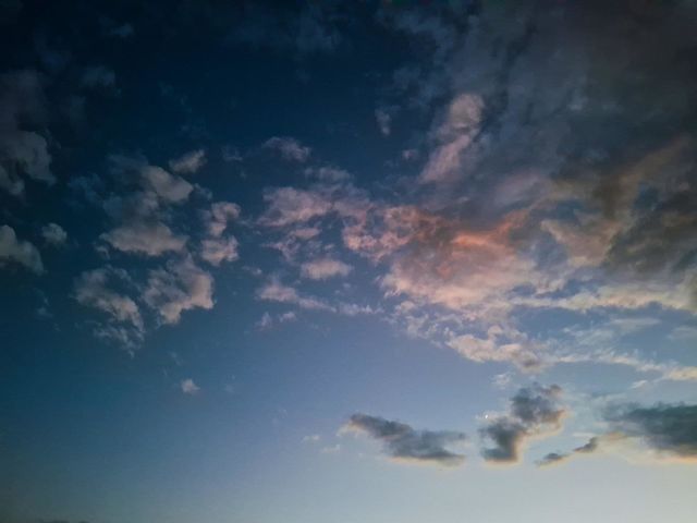 Multicolor clouds