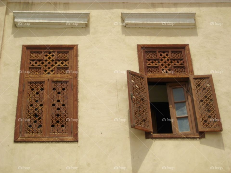 Cairo Egypt. Window Shutters