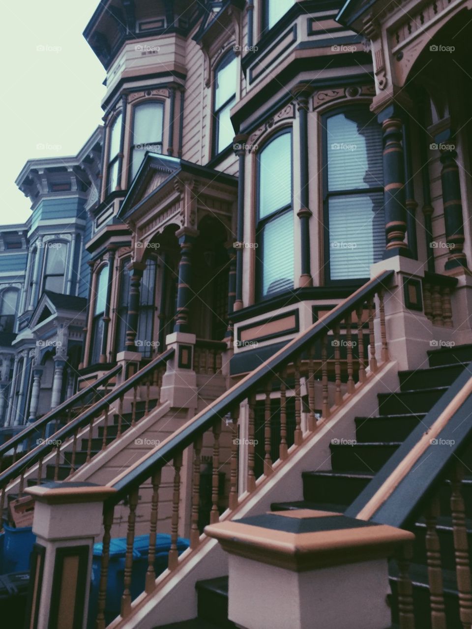 Victorian houses in San Francisco