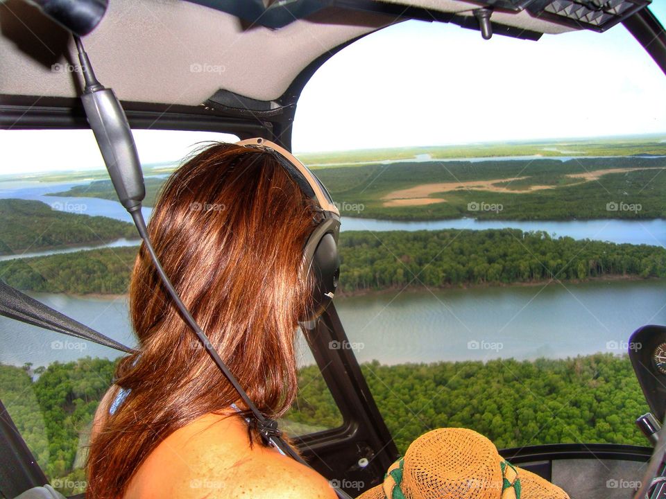 helicóptero na selva - helicopter jungle