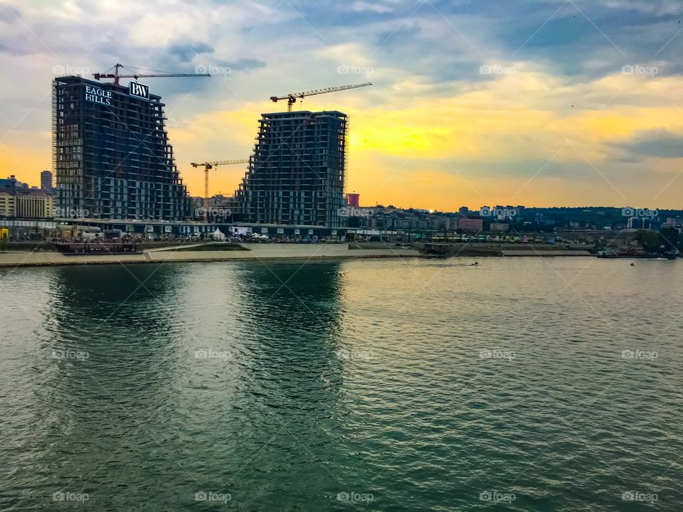 Belgrade - river Sava 