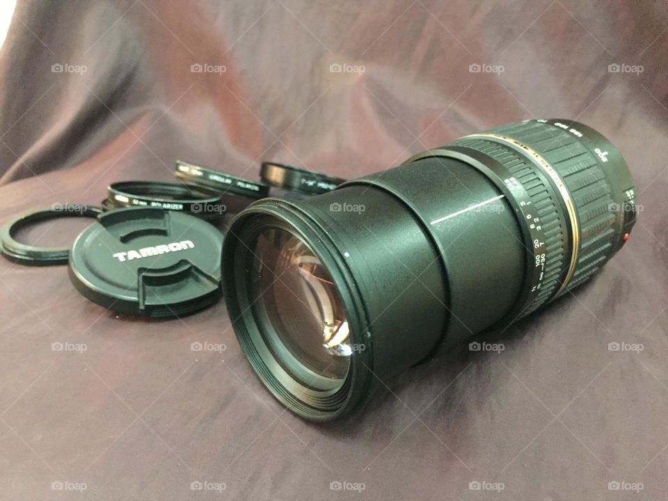 TAMRON zoomlens with filters