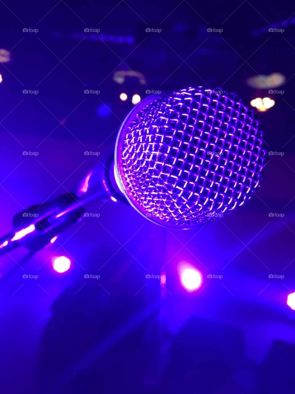 Purple Microphone 