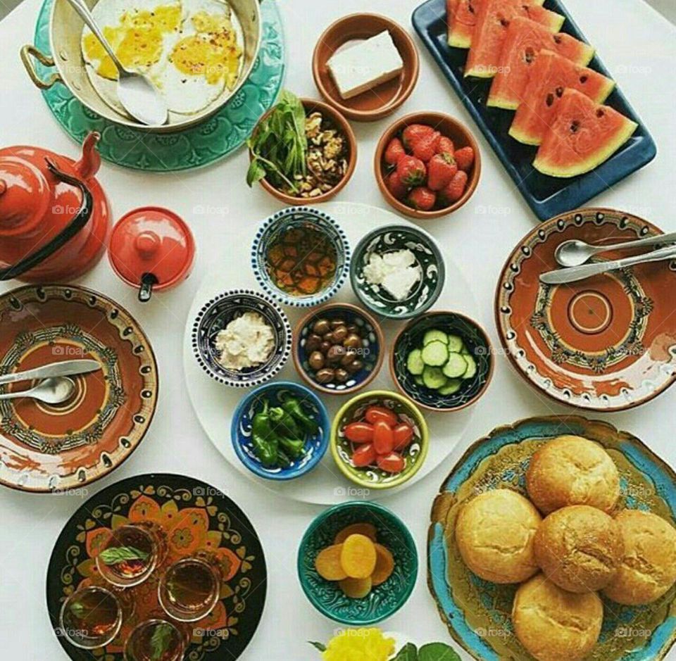 Traditional iranian food