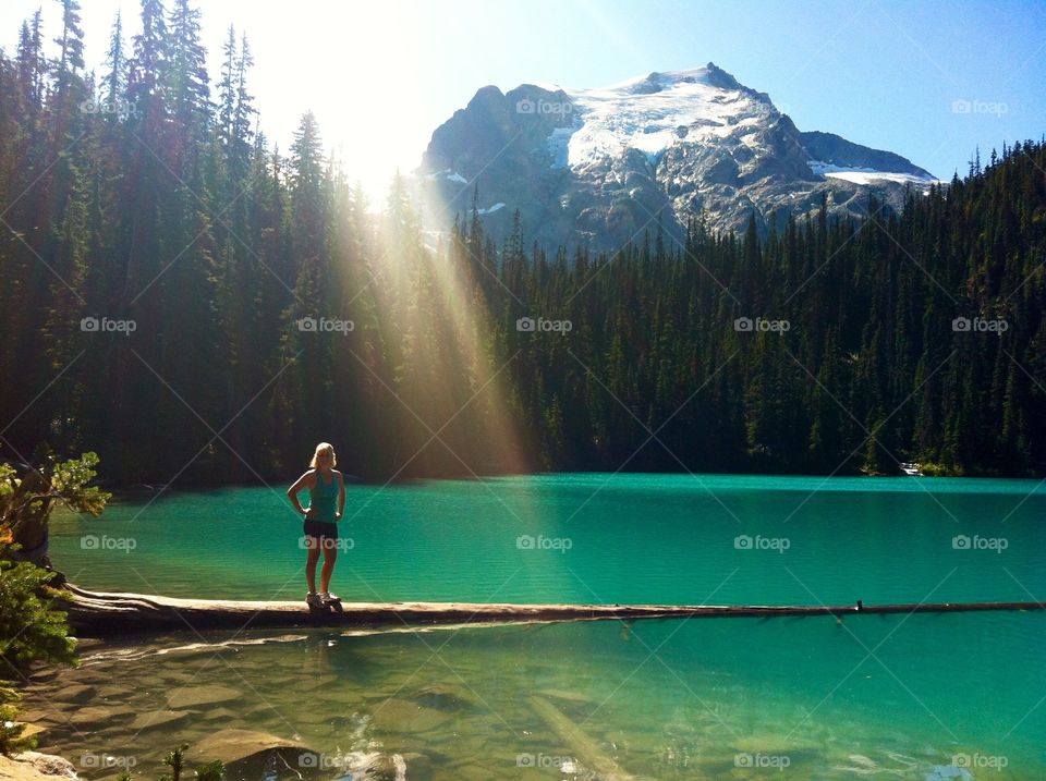 A breathtaking hike to the Middle Lake at Joffre Lakes Provincial Park near Pemberton BC.  The scenery was stunning... Alpine meadows, mountains, glaciers, Caribbean blue waters all combined with the freshness of early morning Summer  sunshine.