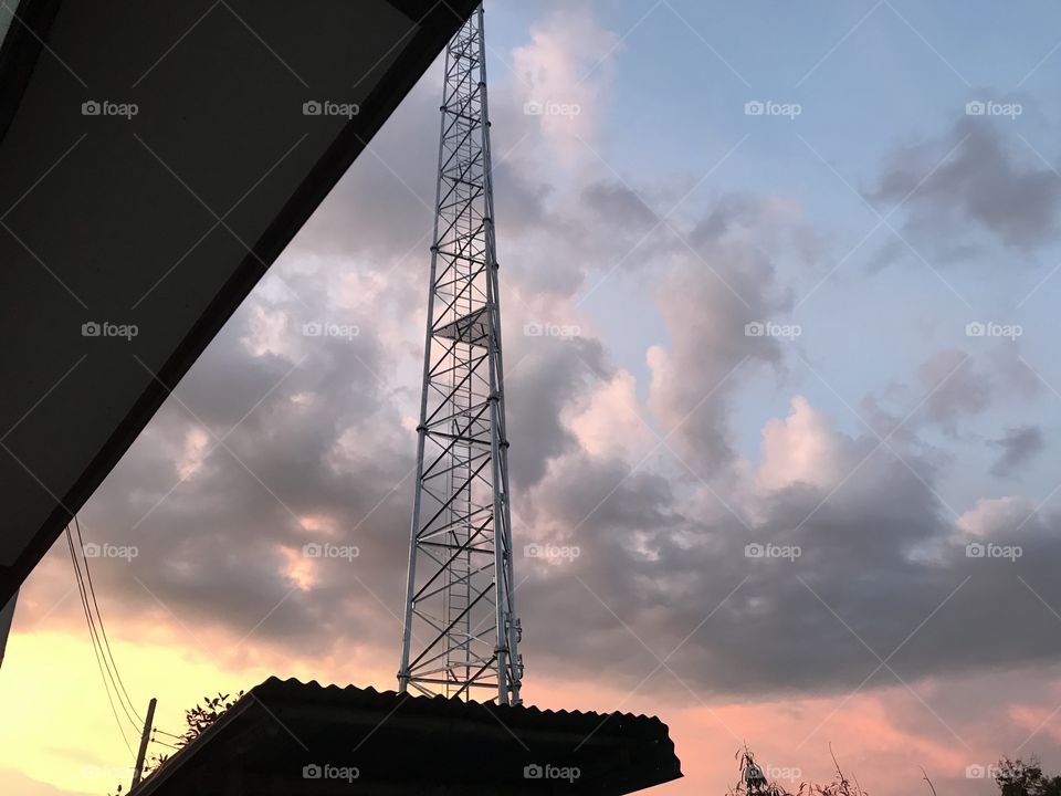 Sky, No Person, Tower, Steel, Technology