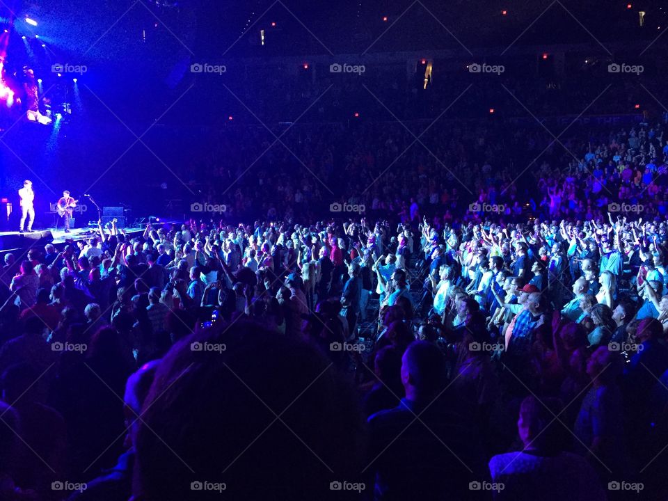 Concert audience 