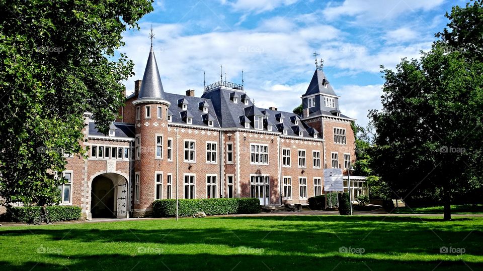 historic castle. limburg belgium