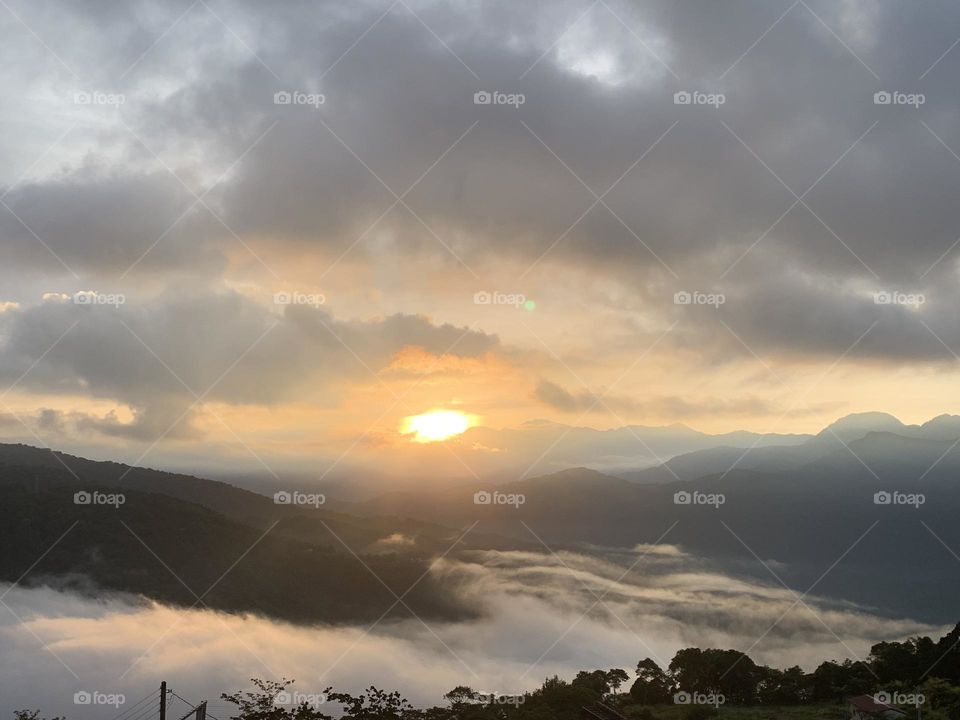 sunrise and Clouds