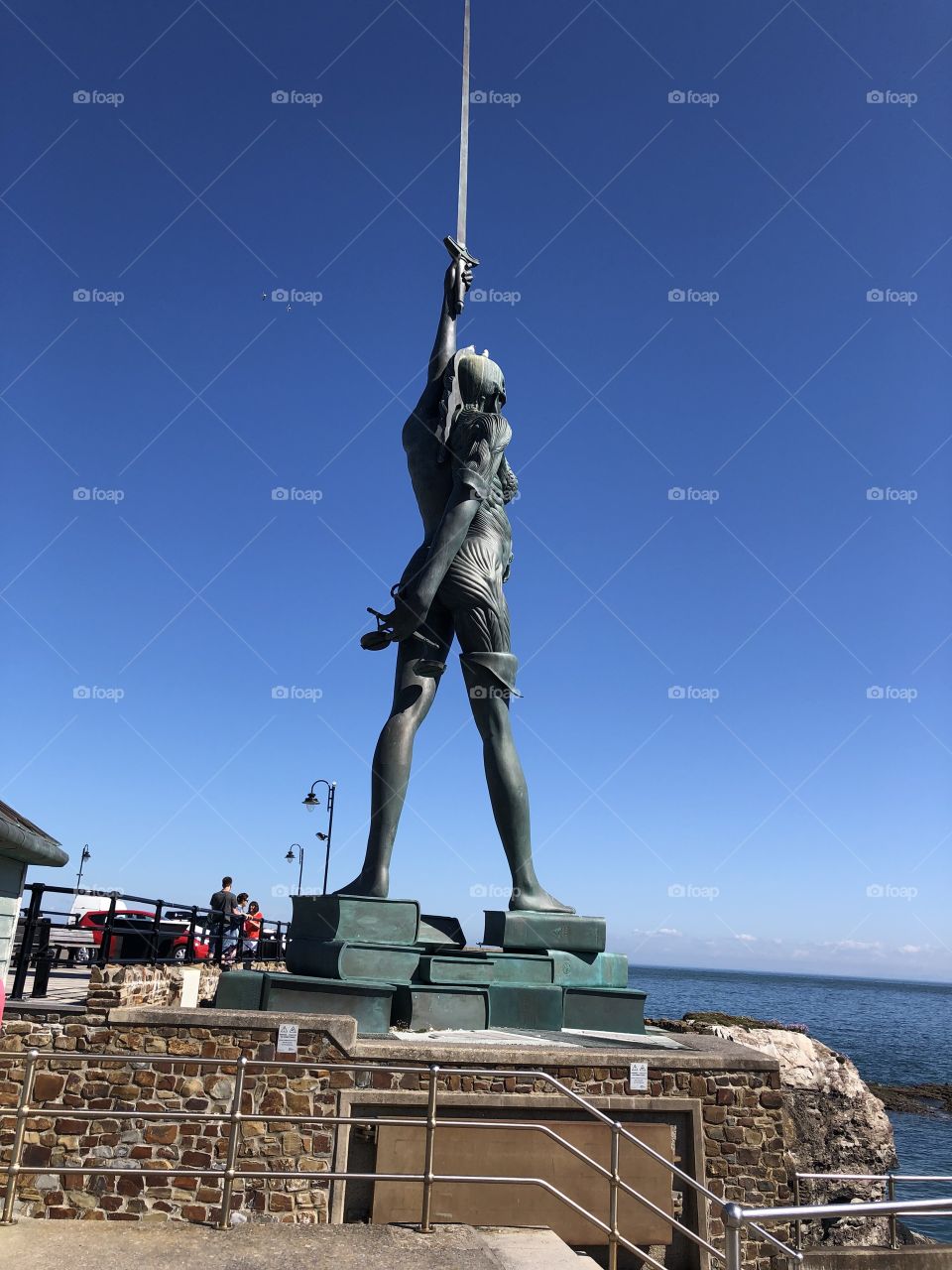 There is a significant story attached to this impressive statue of “Verity” to be found in Cornwall, UK