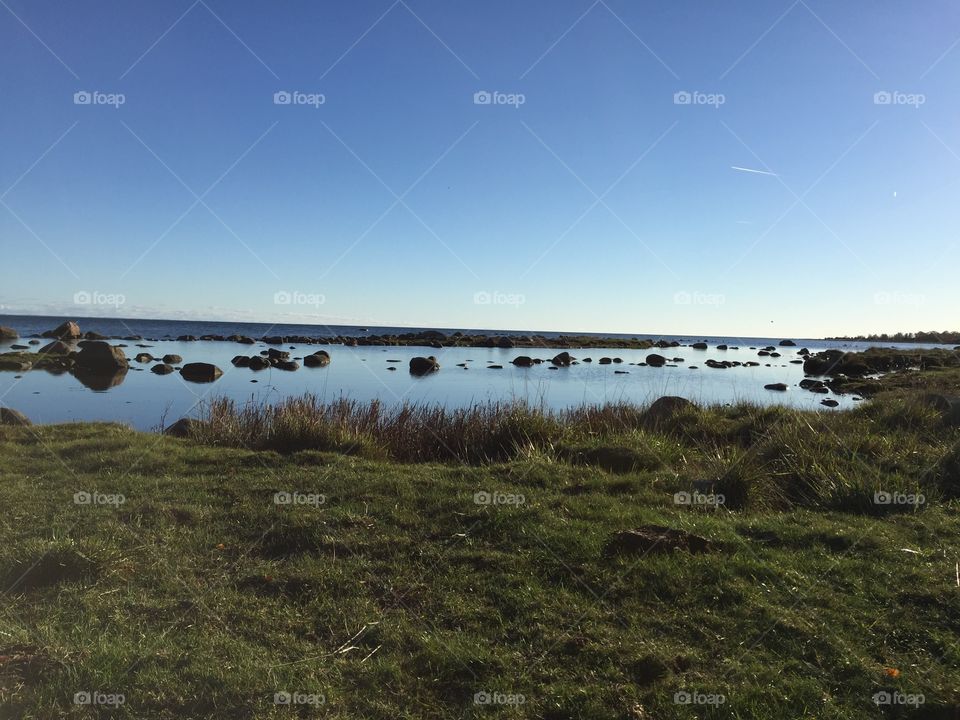 By the sea at Kalmarsund