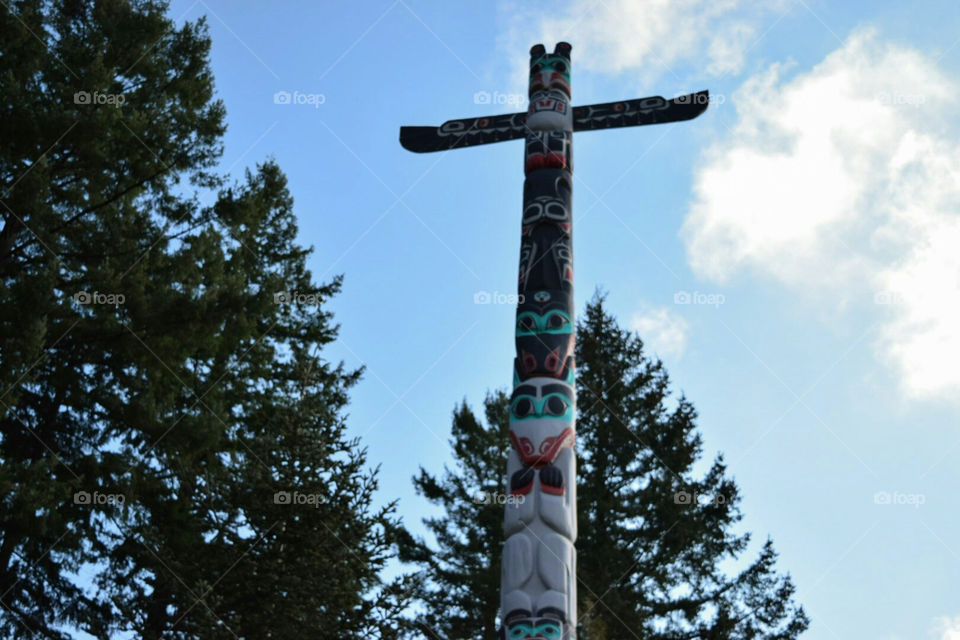 totem pole. totem pole I saw