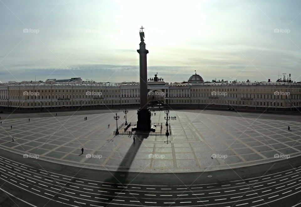 Palace square in Saint-Petersburg