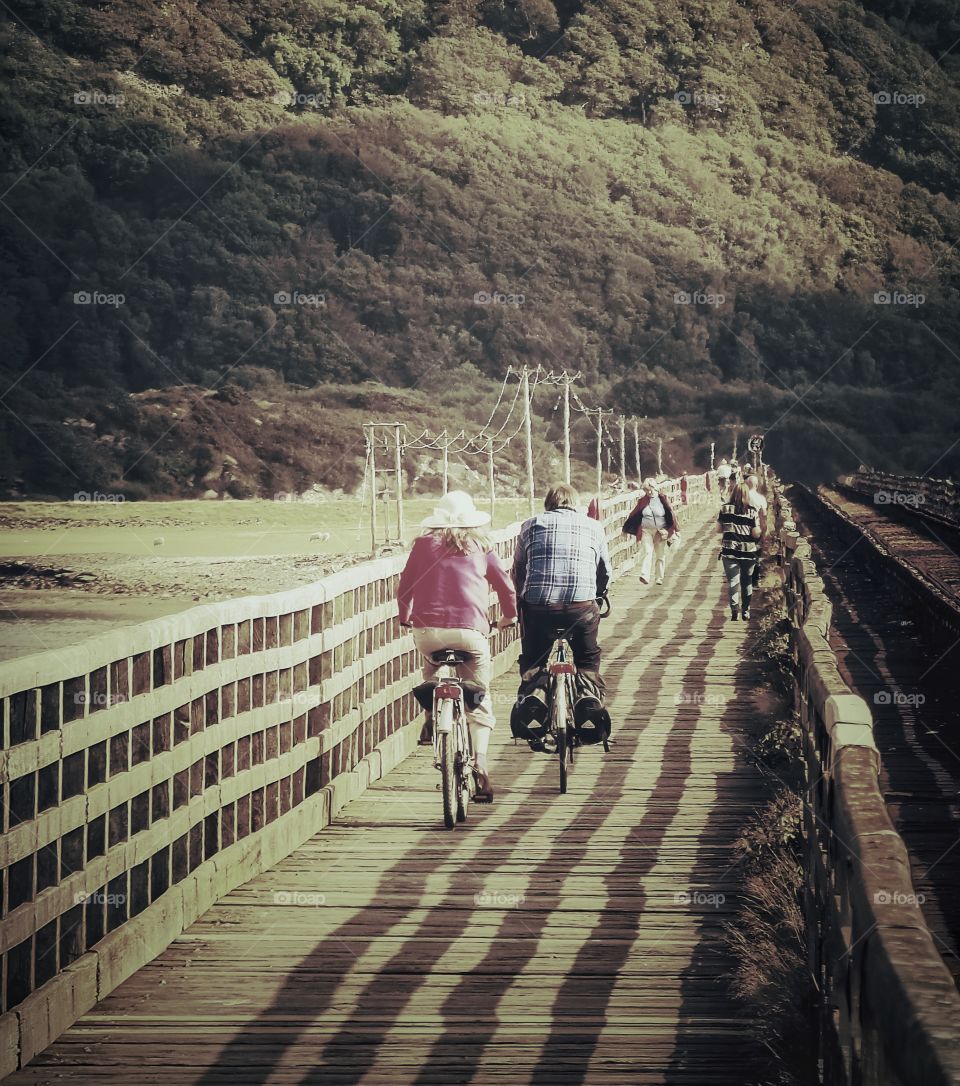 Cycling. Barmouth