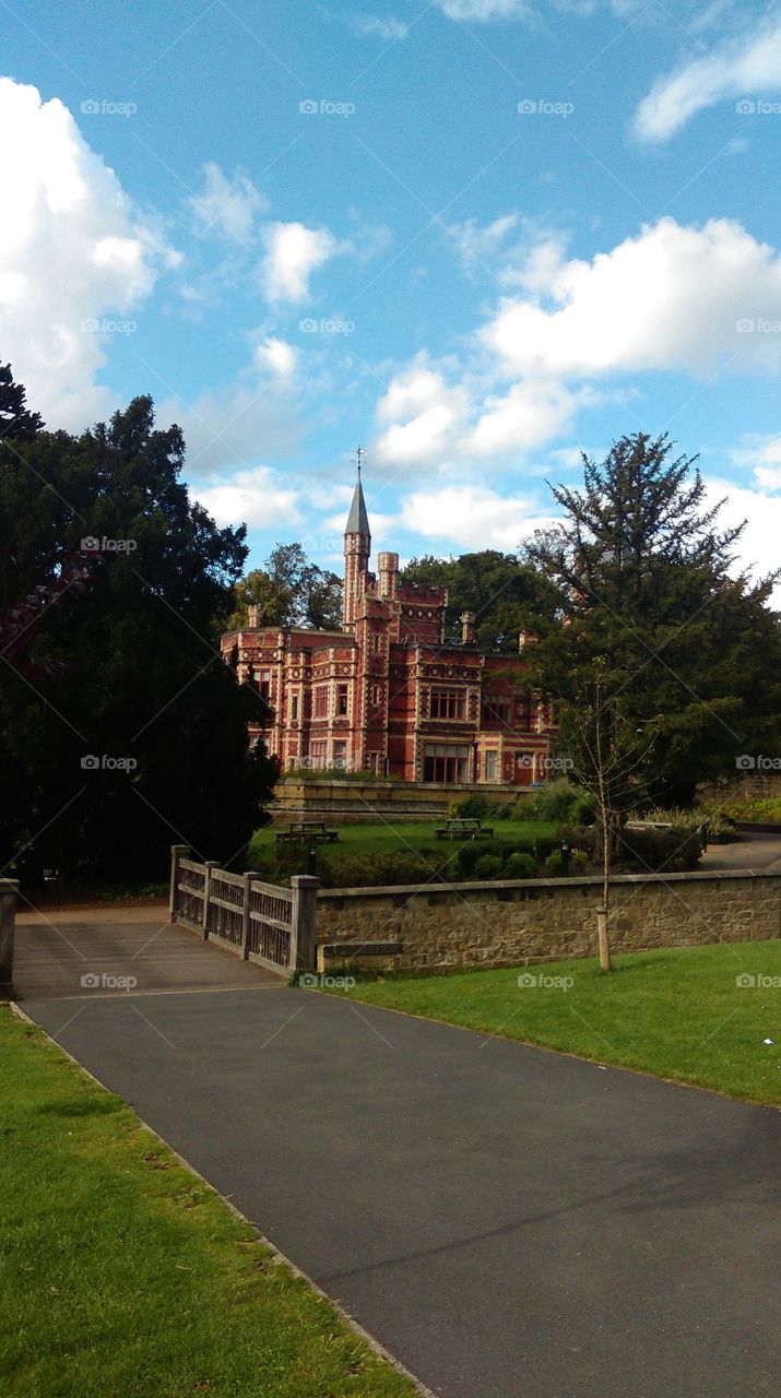 castle in the garden