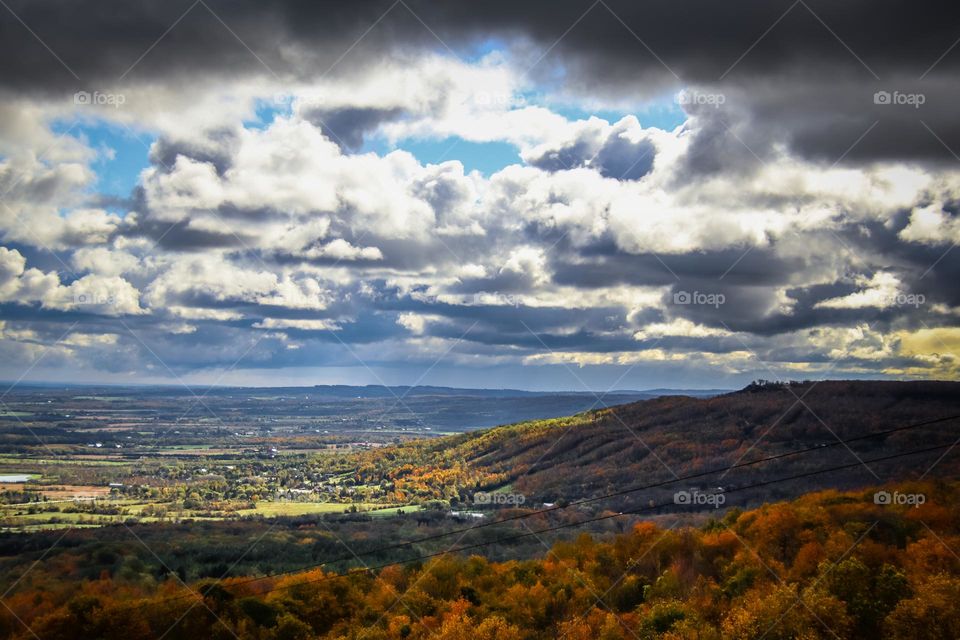 Gorgeous view on a Canadian autumn