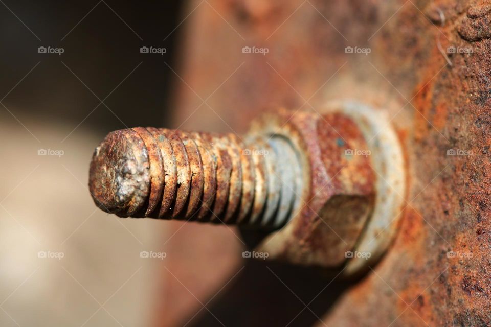 Rusty screw