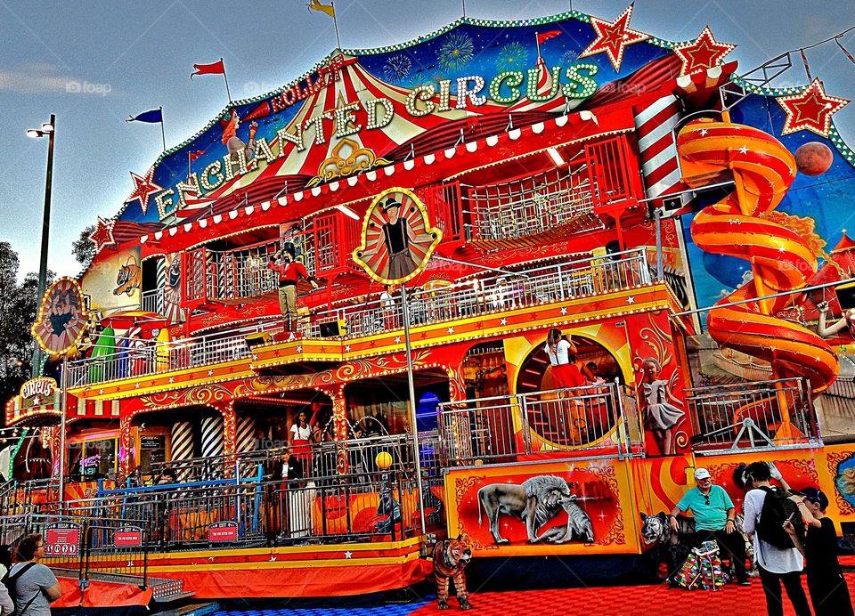magic circus carnival ride