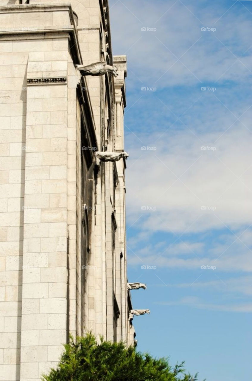 sky clouds sculpture paris by merethe