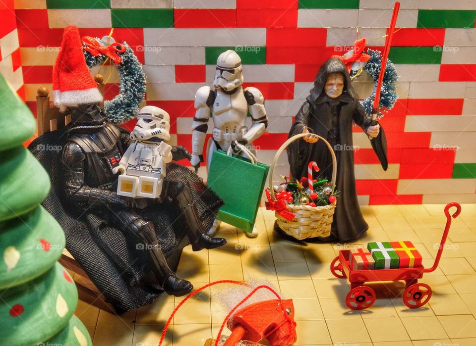 Star Wars Christmas Diorama. Star Wars Christmas Cheer