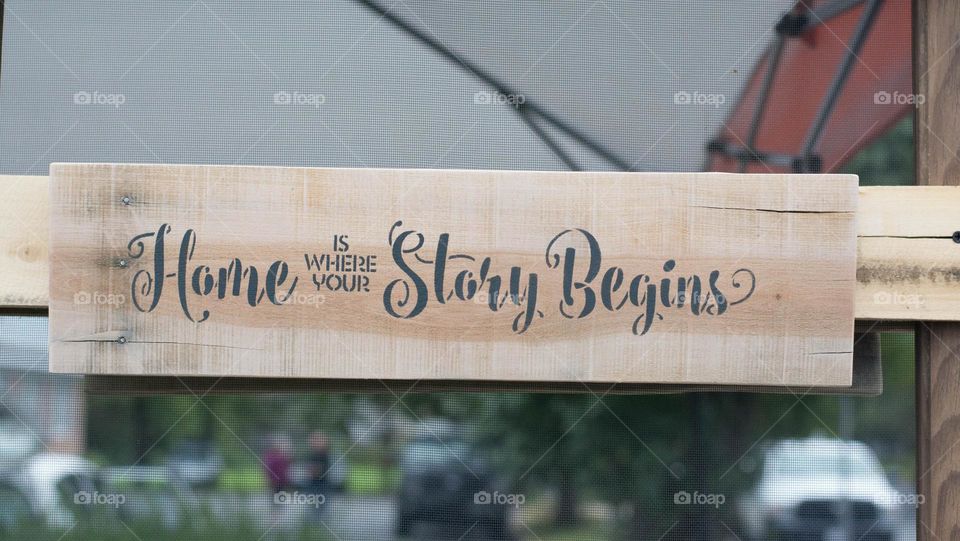 home is where the story begins