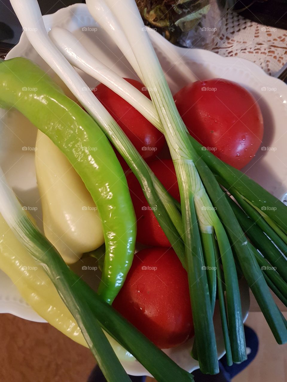 vegetables in the basket