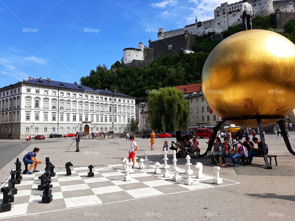 Life size chess