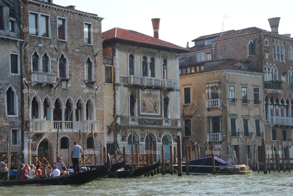 The tourist in Venice 