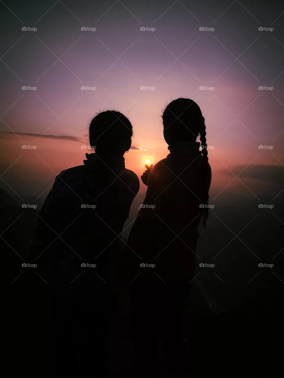 amazing sunset view