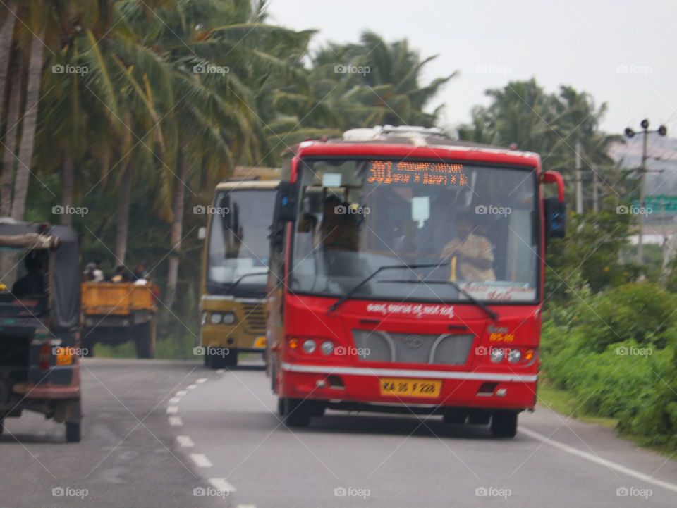 Vehicle, Transportation System, Road, Car, Bus