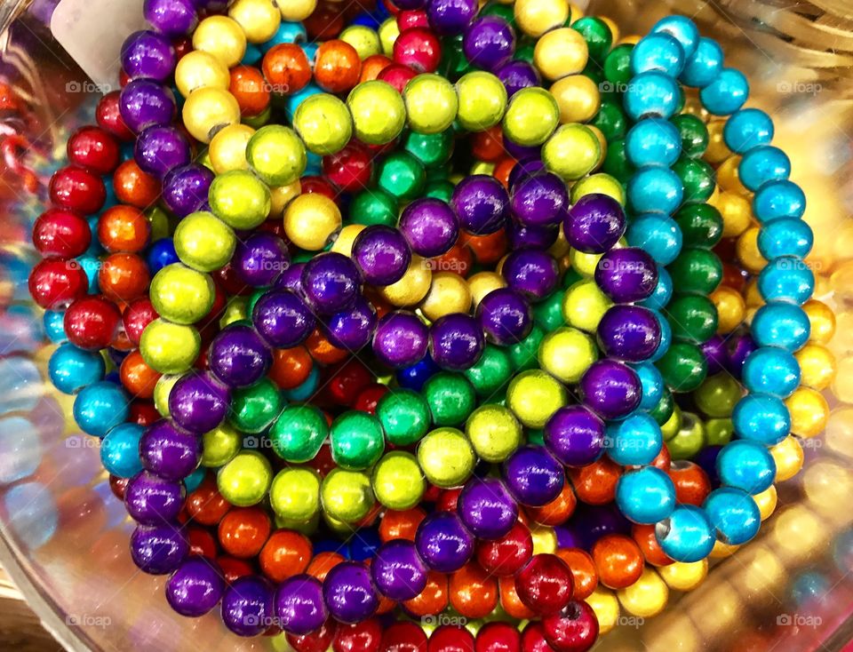 Colorful bracelets 