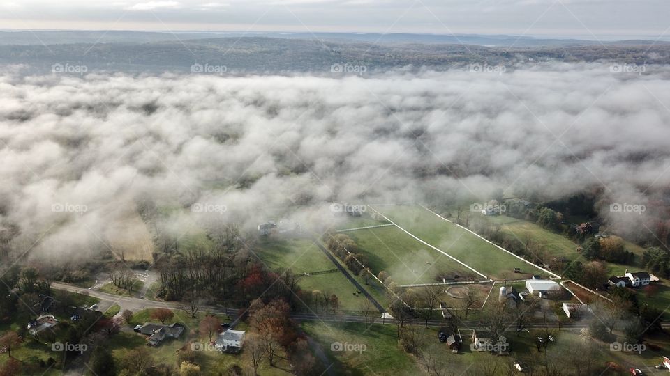 Clouds in the valley 