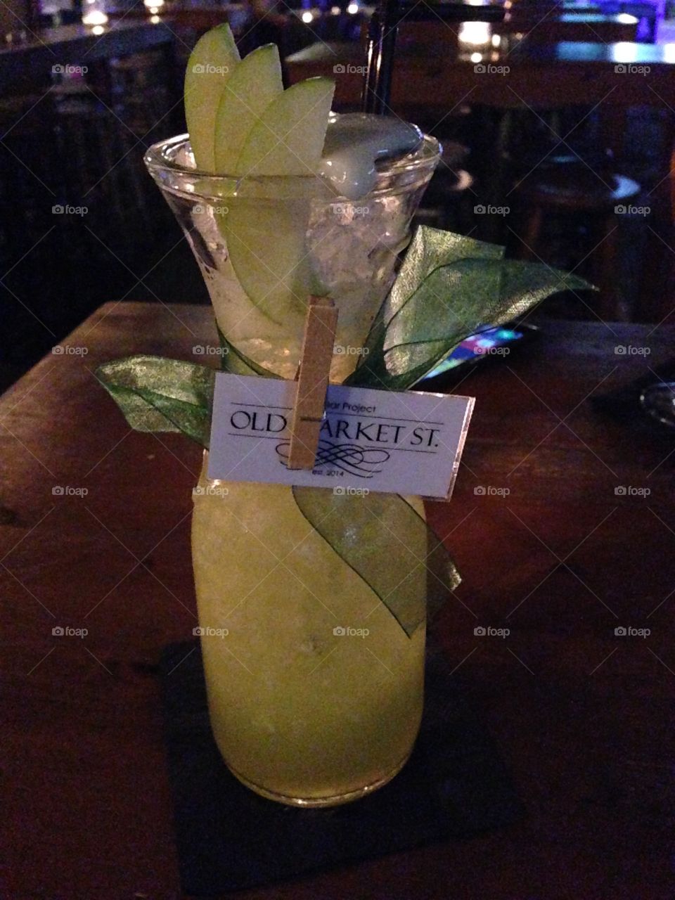 Putting a cocktail together 