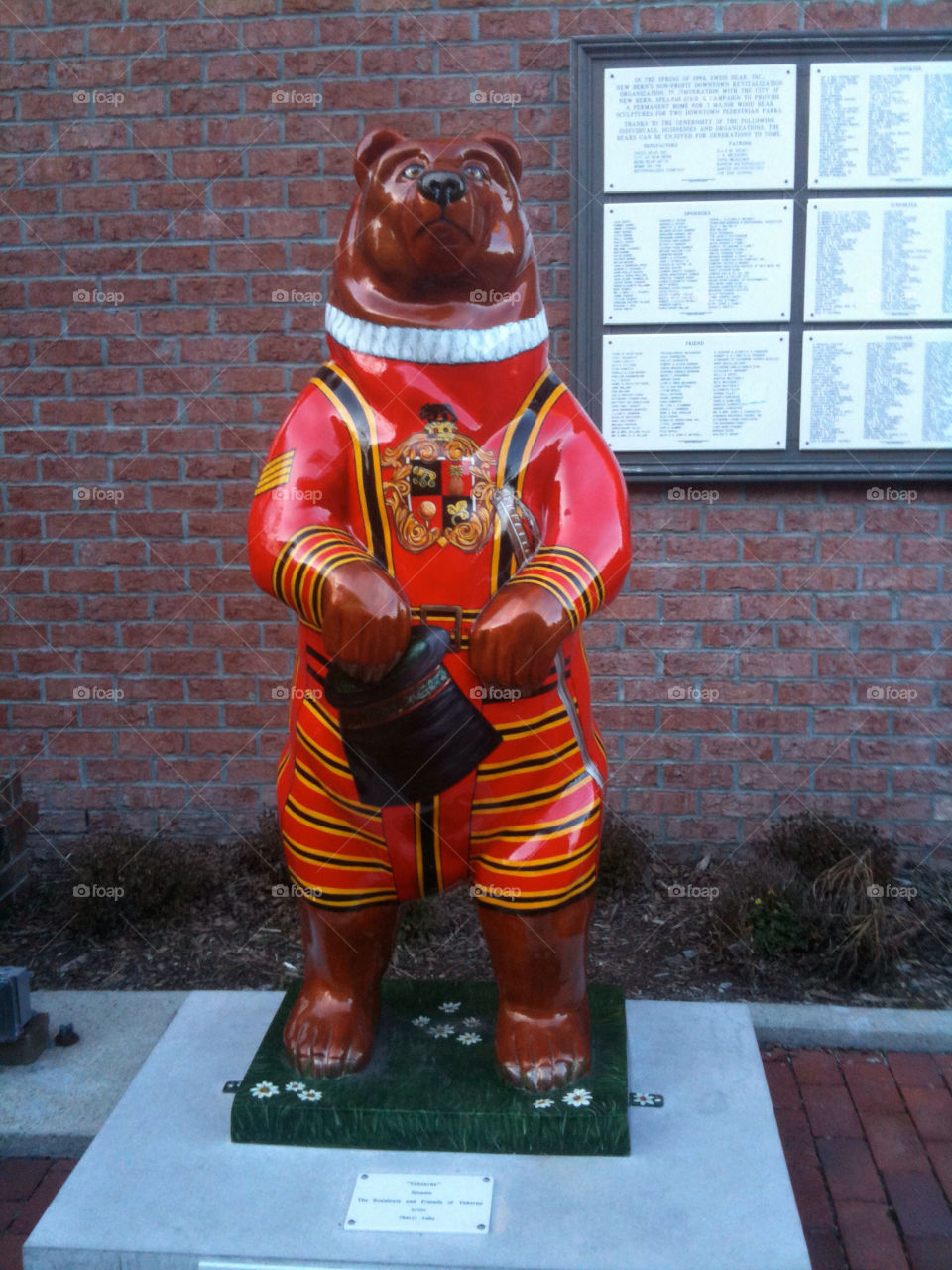 tourist bear swiss mascot by dixieyankee