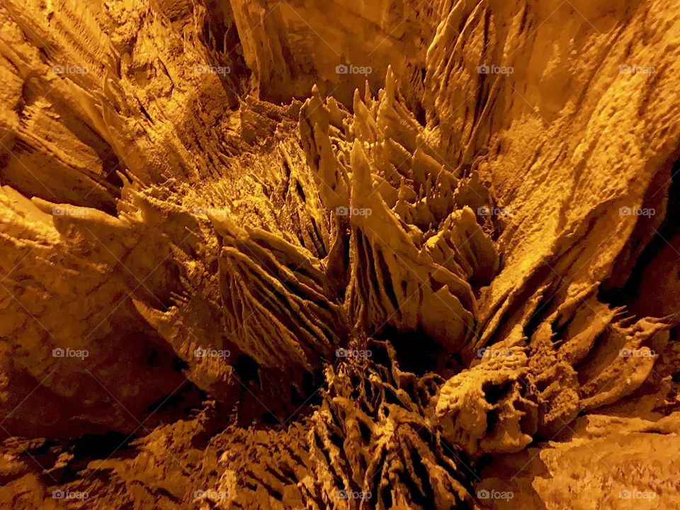 Frozen niagra Mammoth Cave Kentucky