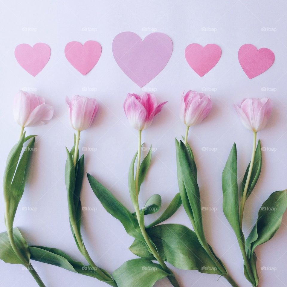 Love and flowers