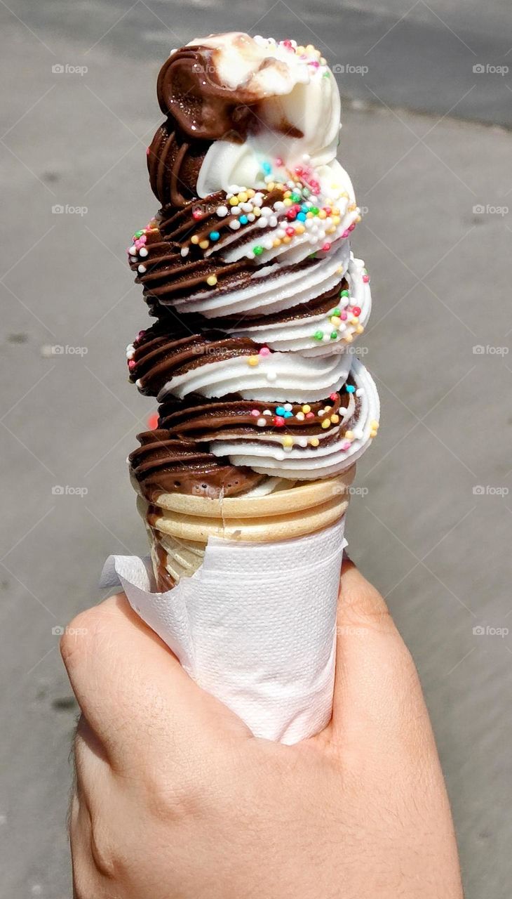 huge ice cream