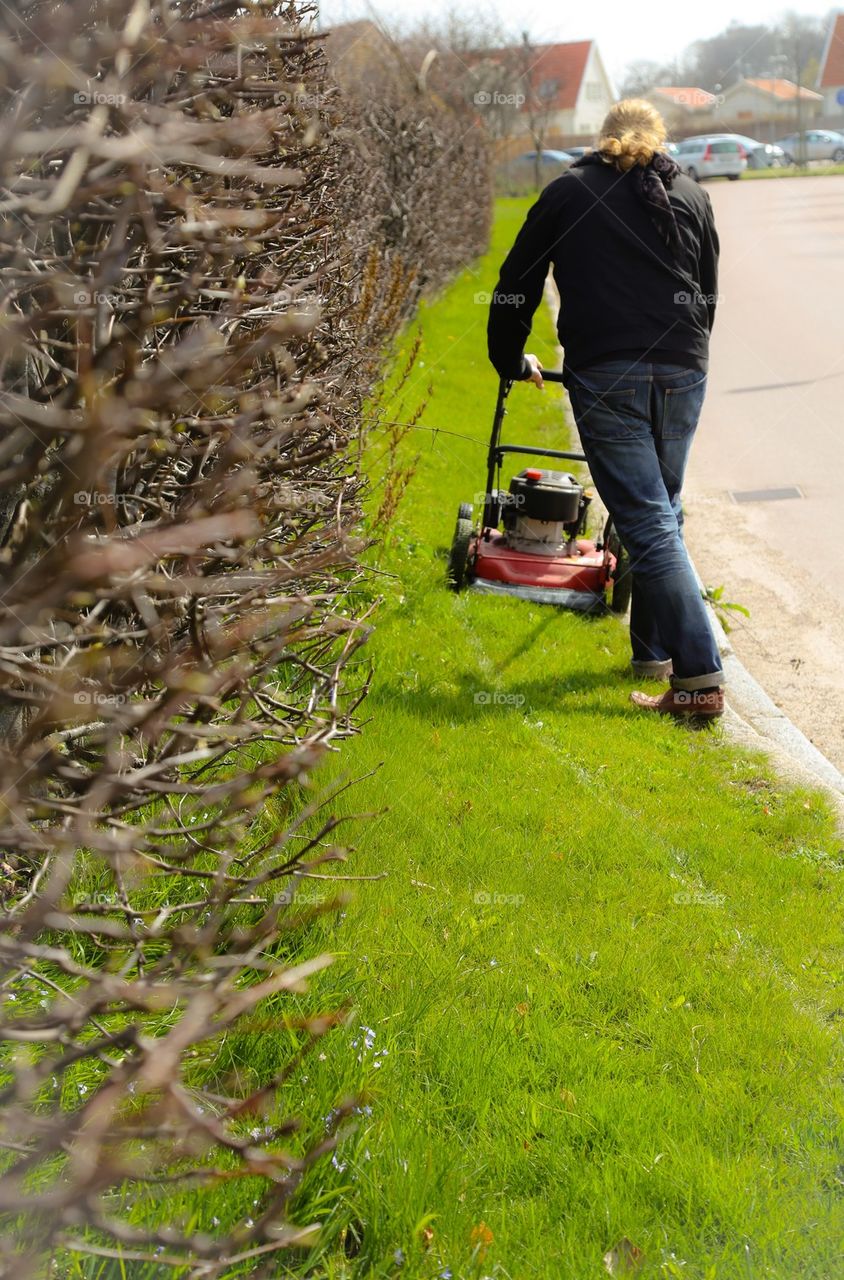 Gardening man