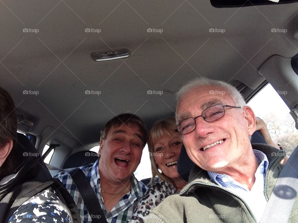 Selfie in the car