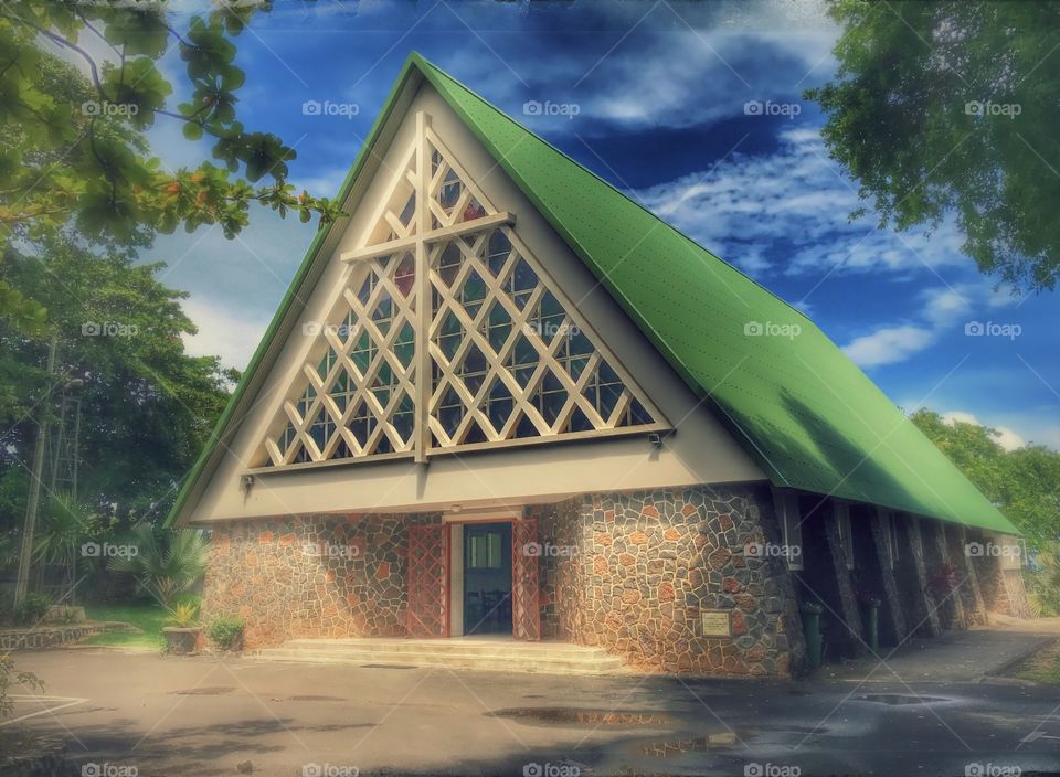 The green church

