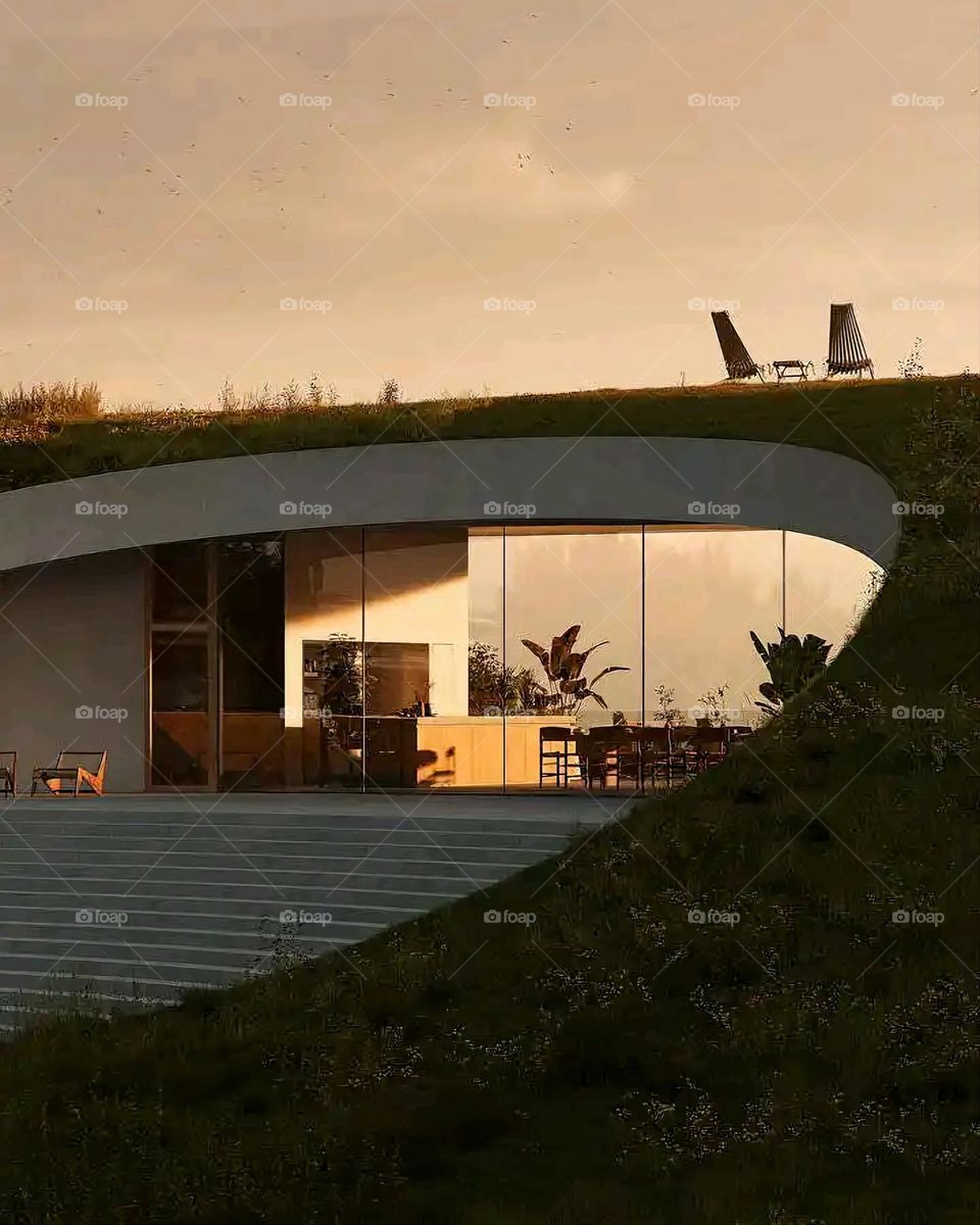 Glory be to God, the magnificent and picturesque view and the natural green trees are a view that is nothing more wonderful than it