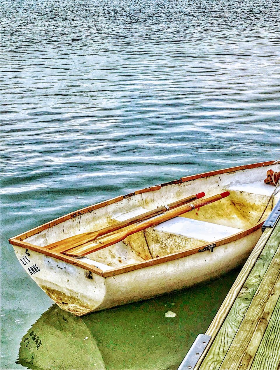 Lil’ Anne moored at Salt Run