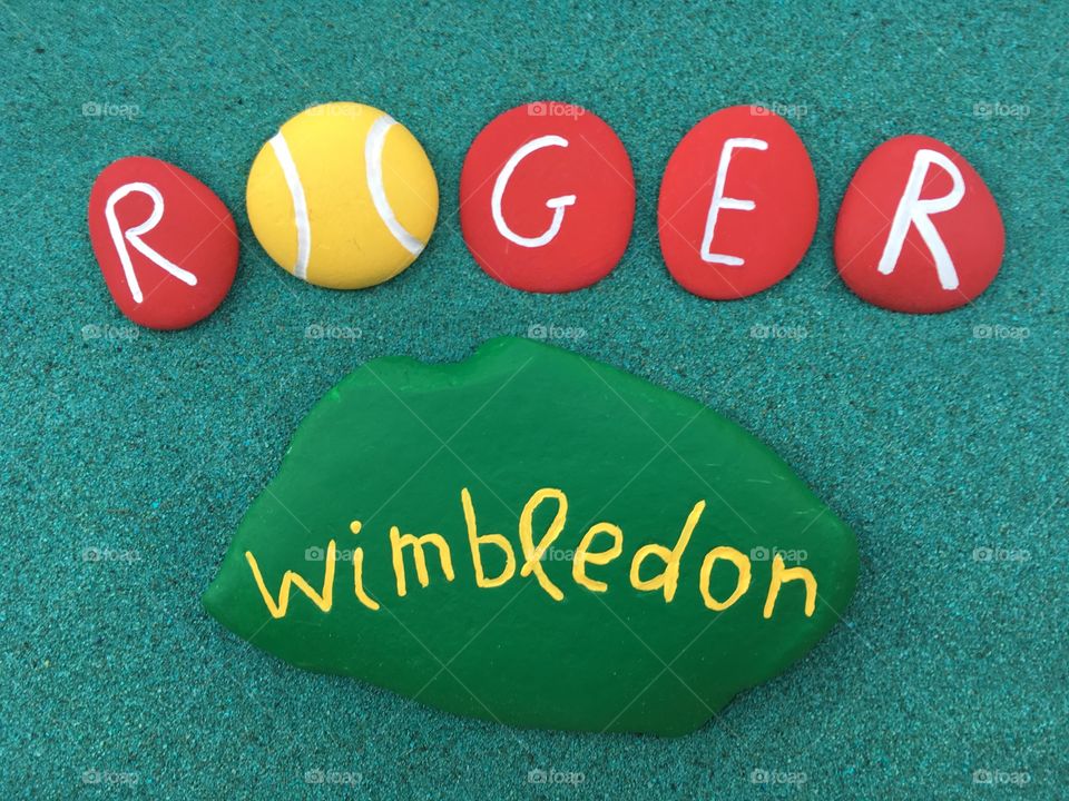 Roger Federer tribute at Wimbledon